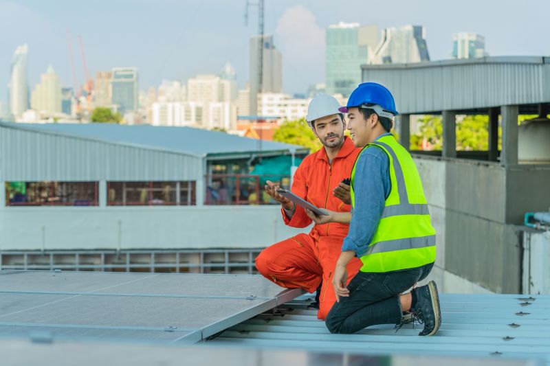 Roofing Professionals at Work